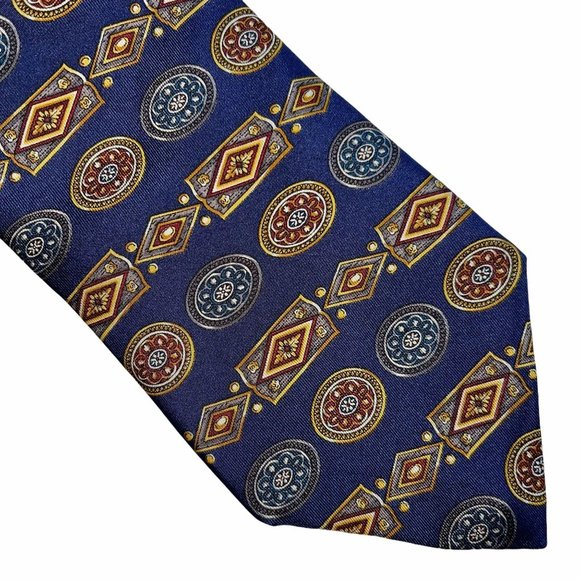 Christian Dior Cravate 1990's Vintage Emblem Tie - Picture 2 of 11